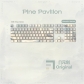 Pine Pavilion 104+4 / 26 PBT Backlit Keycaps Set Cherry Profile for MX Switches Mechanical Gaming Keyboard